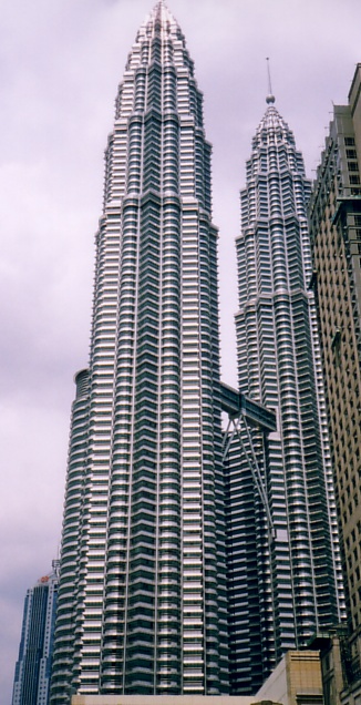 Doppelaufstze in Kuala Lumpur, Malaysia